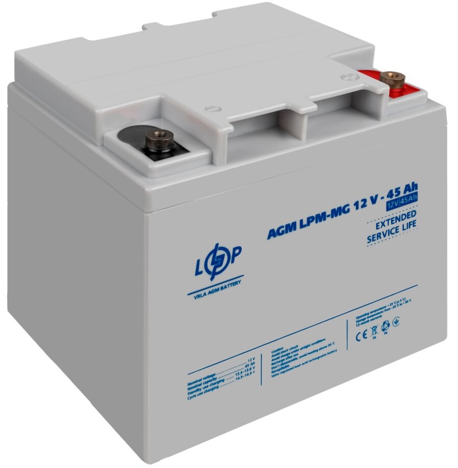 Аккумулятор мультигелевый LogicPower LPM-MG 12V - 45 Ah (38651) цена 2322 грн - фотография 2