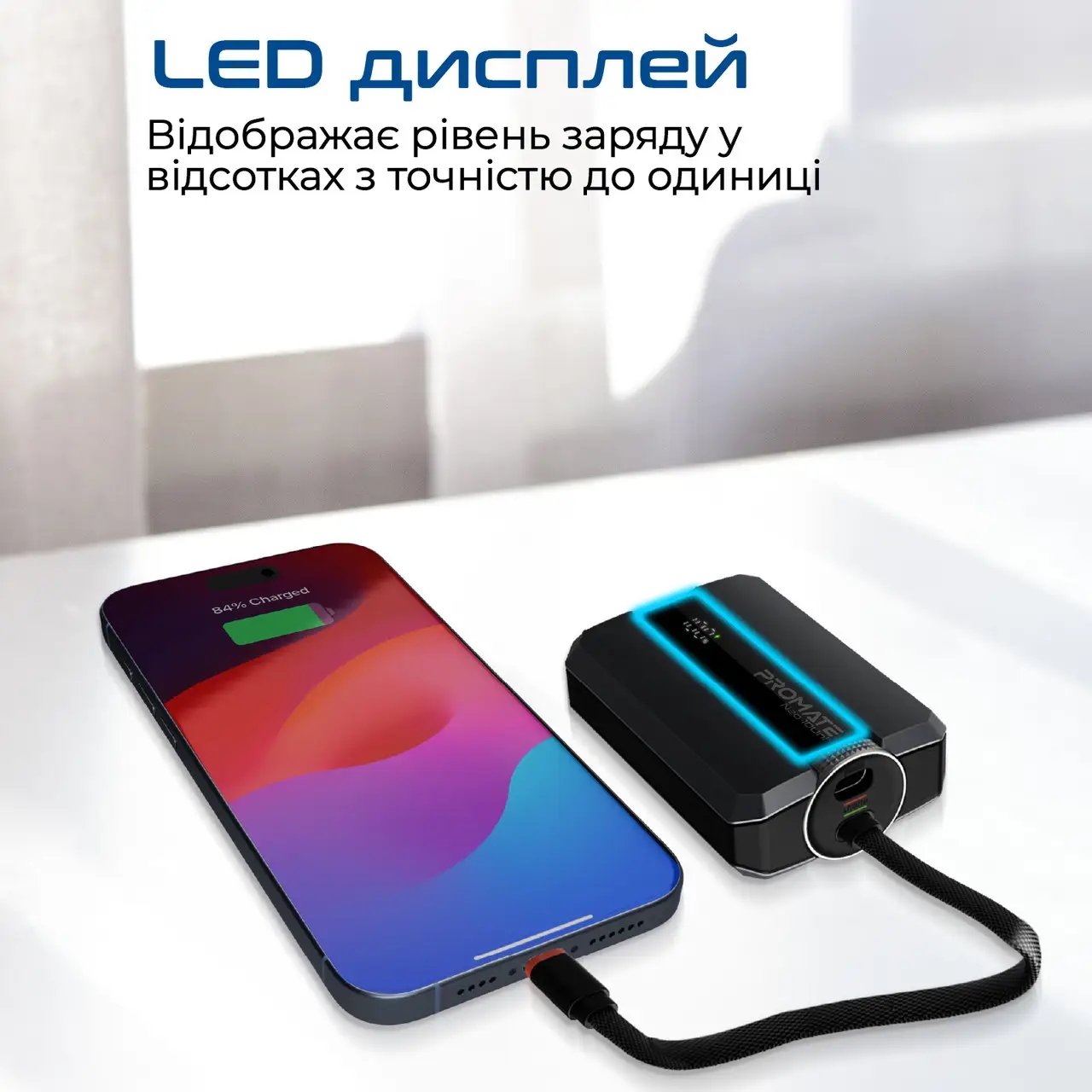Повербанк Promate Neo-10Uni 10000mAh 30W Black (neo-10uni.black) инструкция - изображение 6