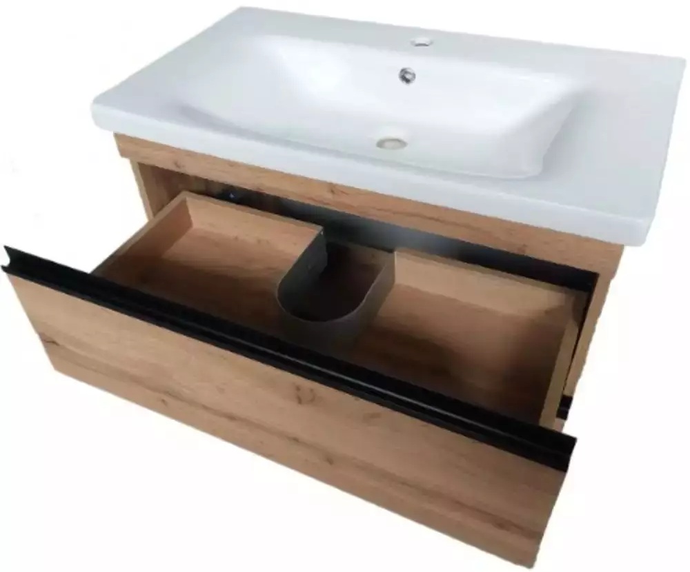 в продаже Тумба с умывальником Devit Frame, 80 см (753080O) - фото 3