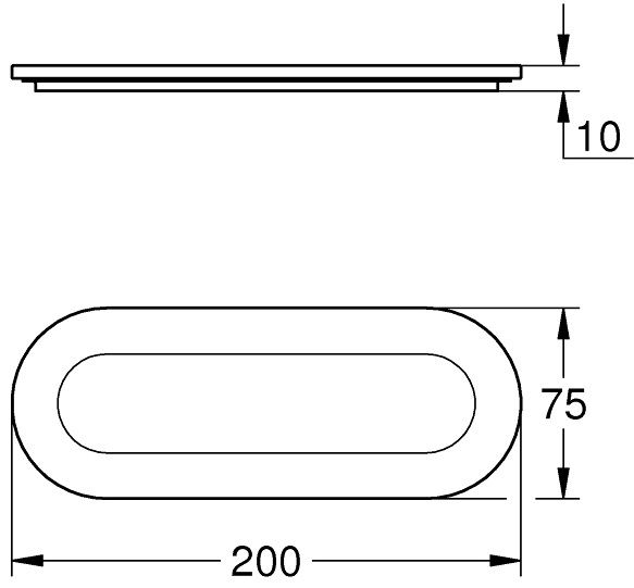 Grohe Selection (41036000) Габаритні розміри