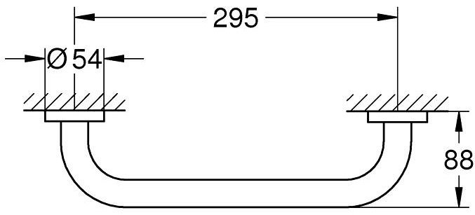 Grohe Essentials (40421001) Габаритні розміри