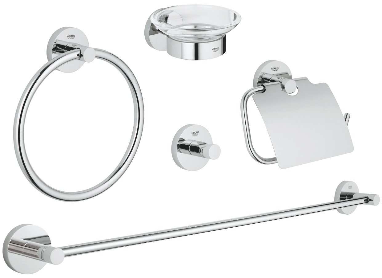 Набір аксесуарів 5 в 1 Grohe Essentials (40344001)