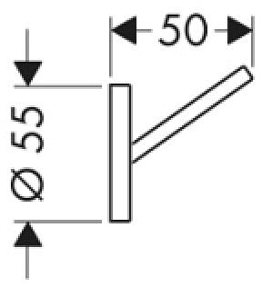 Axor Starck Chrome 40837000 Габаритні розміри