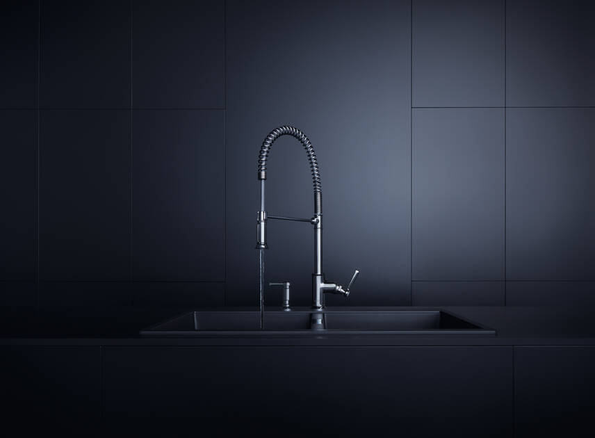 Дозатор жидкого мыла Axor Montreux 500 ml Chrome 42018000 цена 13507 грн - фотография 2