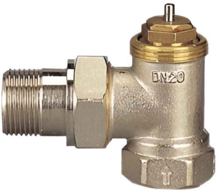 Кран радіаторний Aqua-World 1" верхній, кутовий