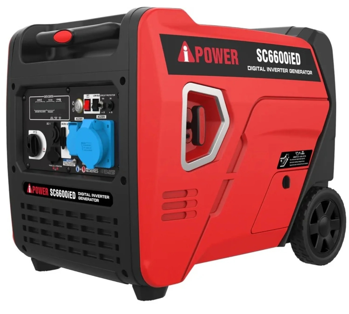 Генератор с ручным запуском A-iPower SC6600iED