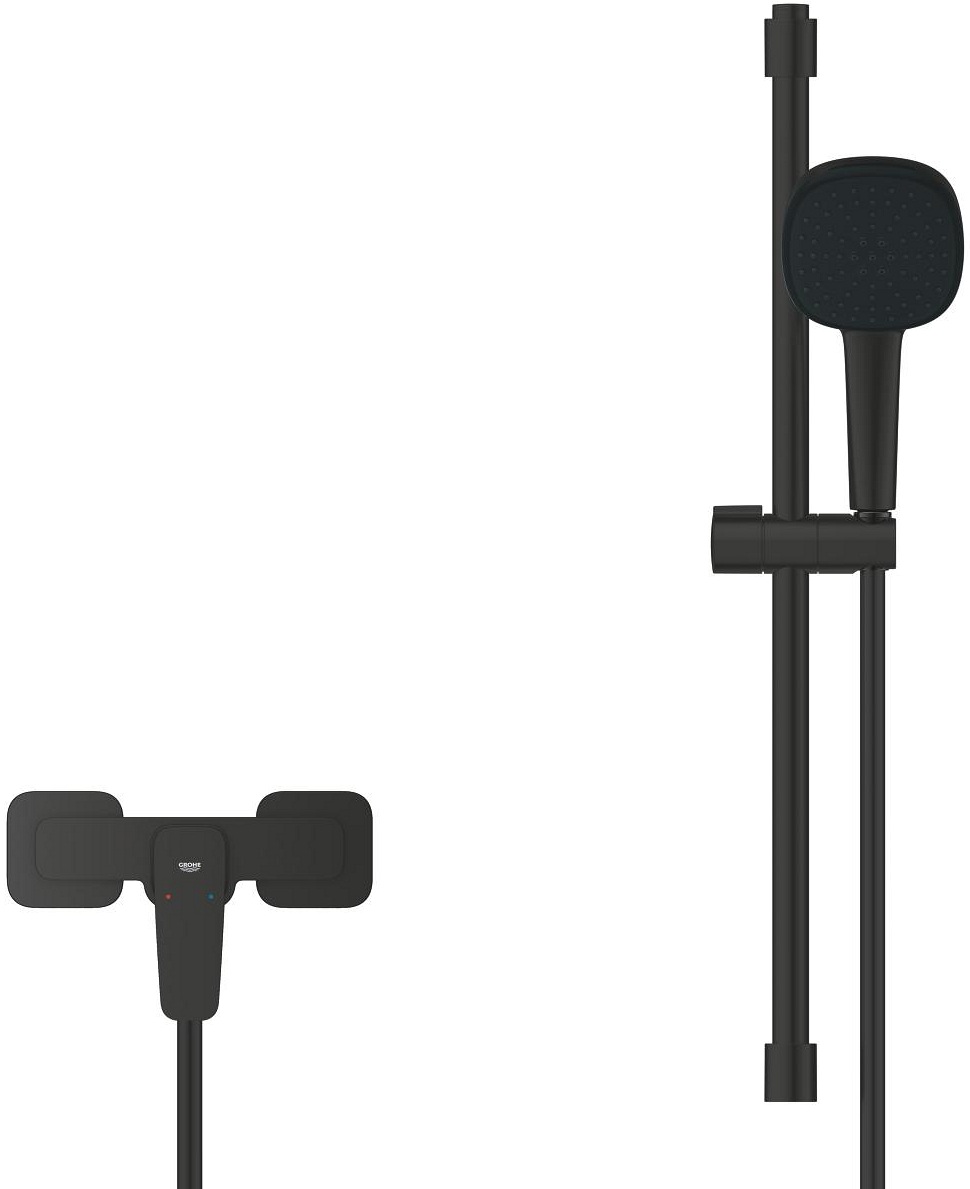 Змішувач для душу з душовим гарнітуром Grohe Cubeo (1018252430) ціна 7803 грн - фотографія 2