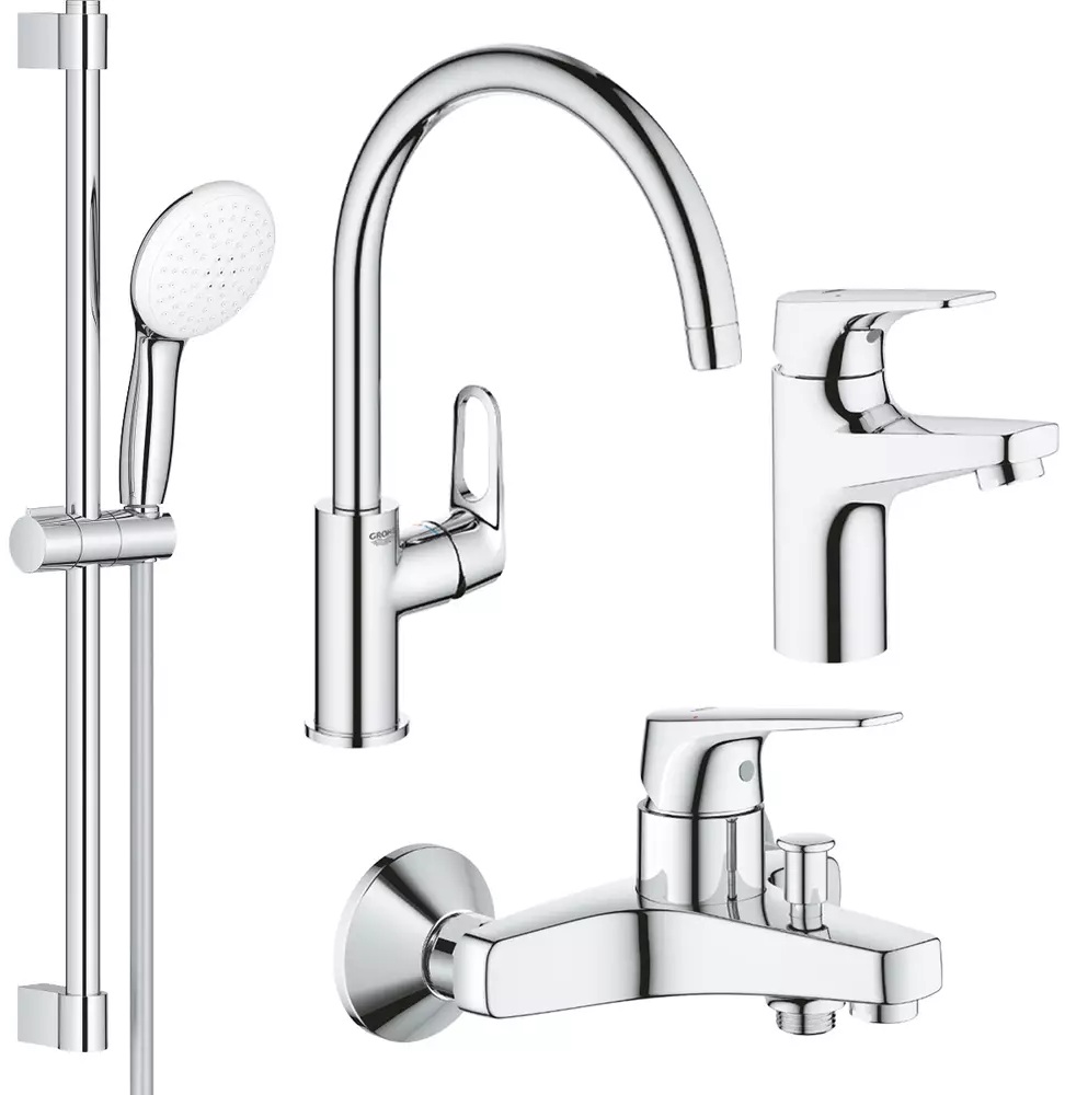 Набір змішувачів Grohe BauFlow 4 в 1 (UA121640K1)