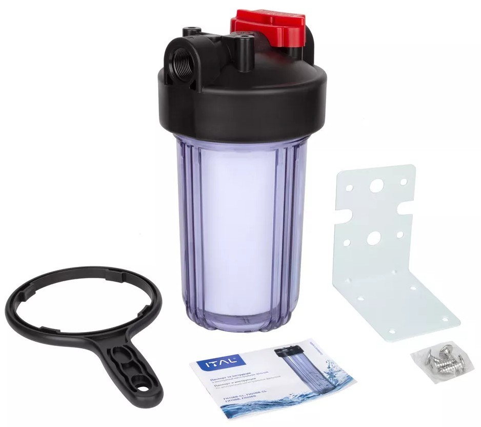 Колба для фильтра ITAL BigBlue 4,5"x10" (FH10BB-CL) цена 1743 грн - фотография 2