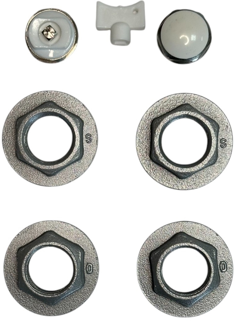 Комплект для підключення радіаторів ASG-Plast 1/2" Silver (6555357) ціна 382 грн - фотографія 2