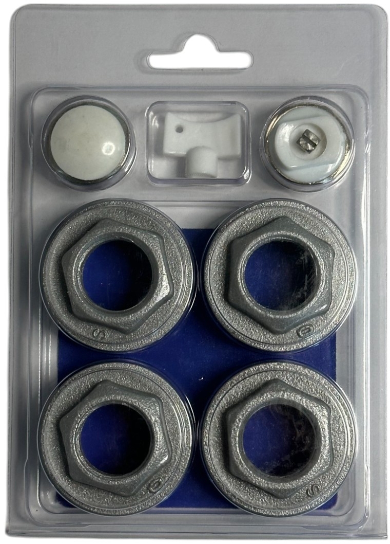 Комплект для підключення радіаторів ASG-Plast 1/2" Silver (6555357)