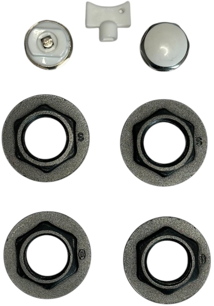 Комплект для підключення радіаторів ASG-Plast 1/2" Graphite (6555355) ціна 382 грн - фотографія 2