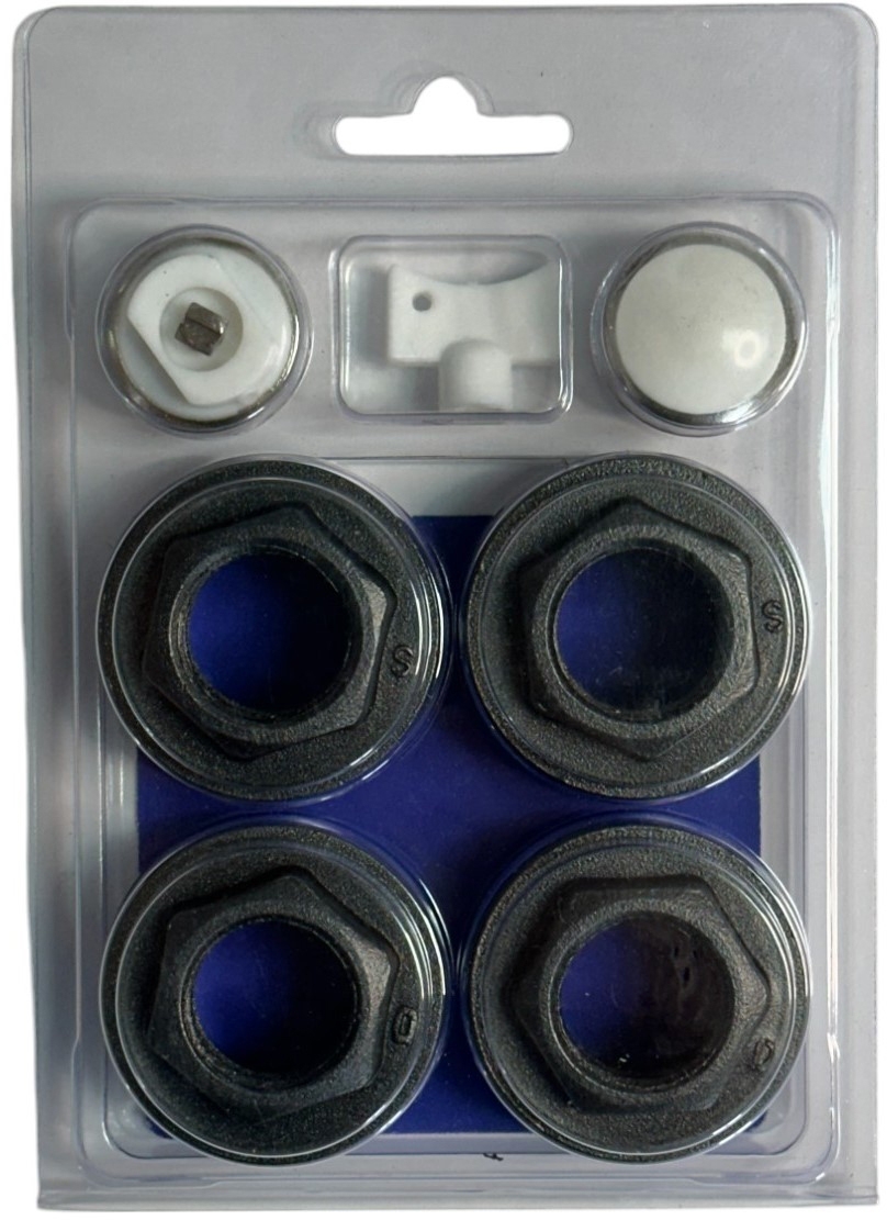 Комплект для підключення радіаторів ASG-Plast 1/2" Graphite (6555355)