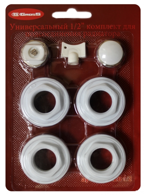 Комплект подключения для радиаторов Gross 1/2" (23031985) цена 151 грн - фотография 2