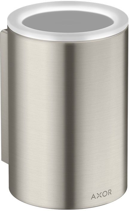Стакан для зубных щёток Axor Universal Circular Stainless Steel Optic 42804800