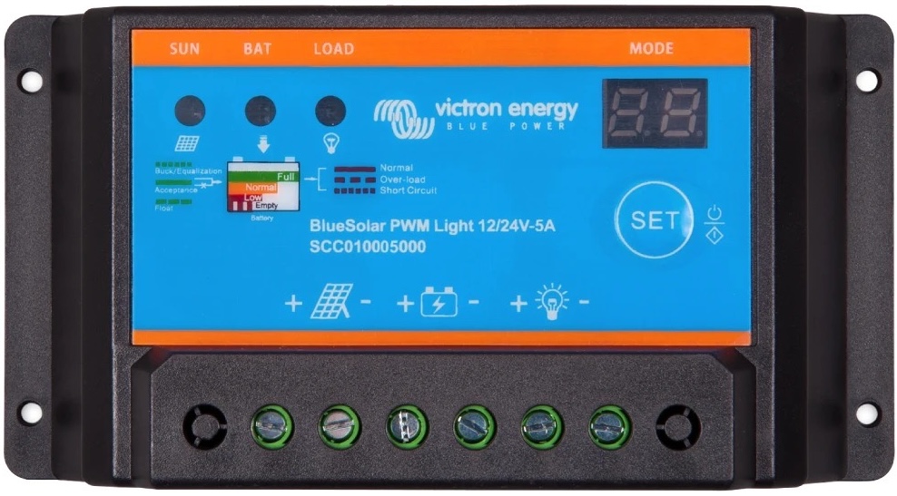Контролер заряду Victron Energy BlueSolar PWM-Light Charge Controller 12/24-5
