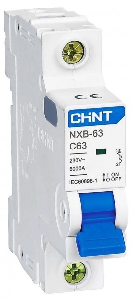 Chint NXB-63 1P, C63, 6kA (814020)
