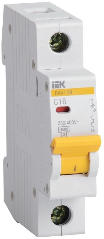 IEK ВА47-29 1P, 6A, 4.5kA, C (MVA20-1-006-C)
