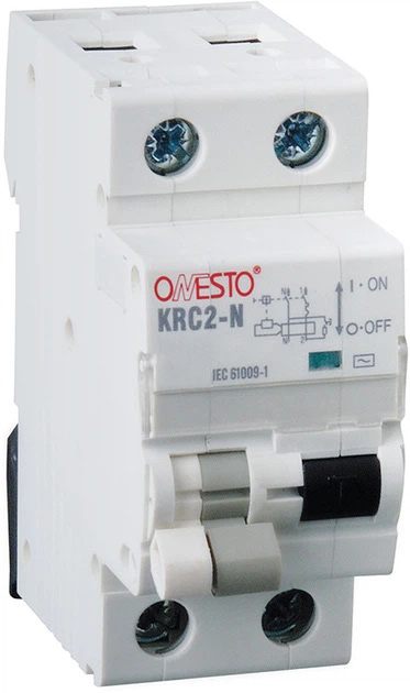 Диференціальний автоматичний вимикач Onesto KRC2-N 1P+N 32A C 300mA AC