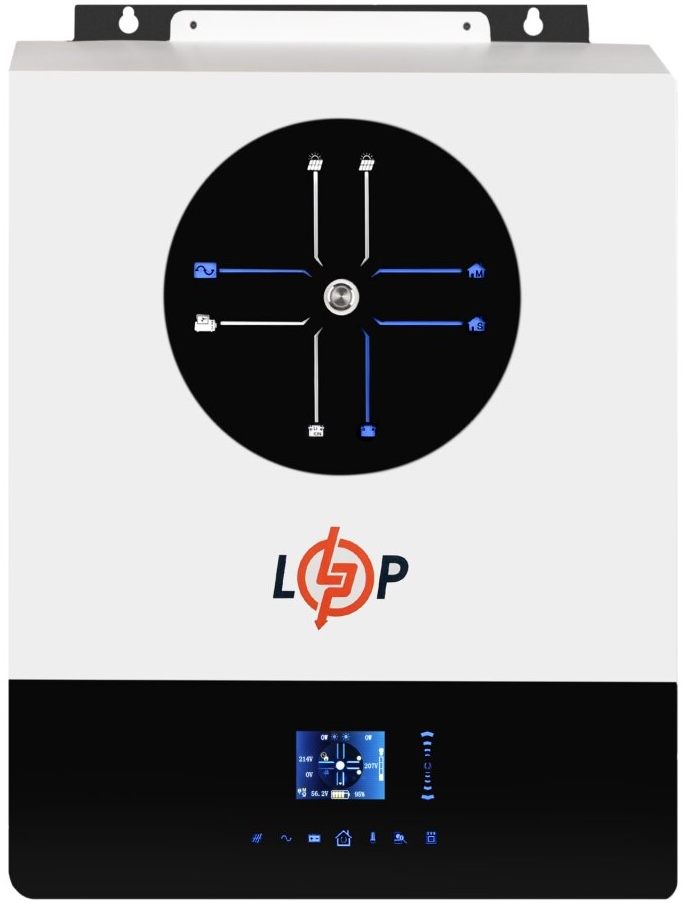 Гібридний сонячний інвертор LogicPower LPW-MAXII-Ultra 8000VA (8000Вт) 48V 150A MPPT 90-450V On-Off Grid