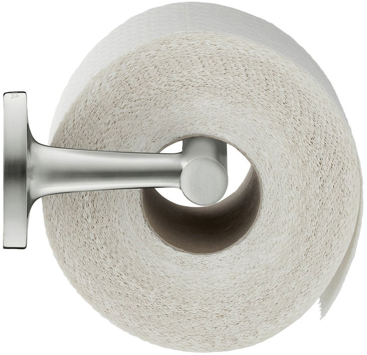 Держатель туалетной бумаги Duravit Starck T Stainless steel Brushed (0099377000) цена 4343 грн - фотография 2