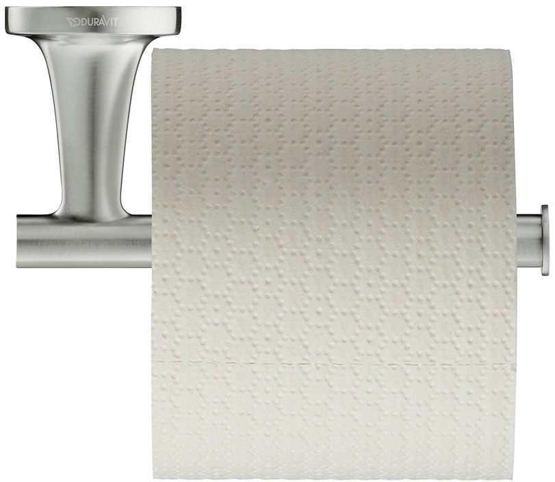 Держатель туалетной бумаги Duravit Starck T Stainless steel Brushed (0099377000)