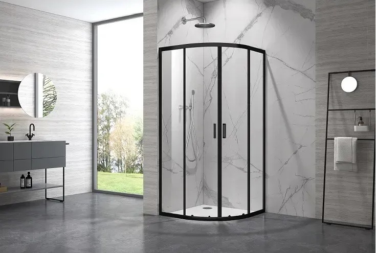 Душевой уголок Armaform Elbe Black 90x90x190 (110-06565) цена 0 грн - фотография 2