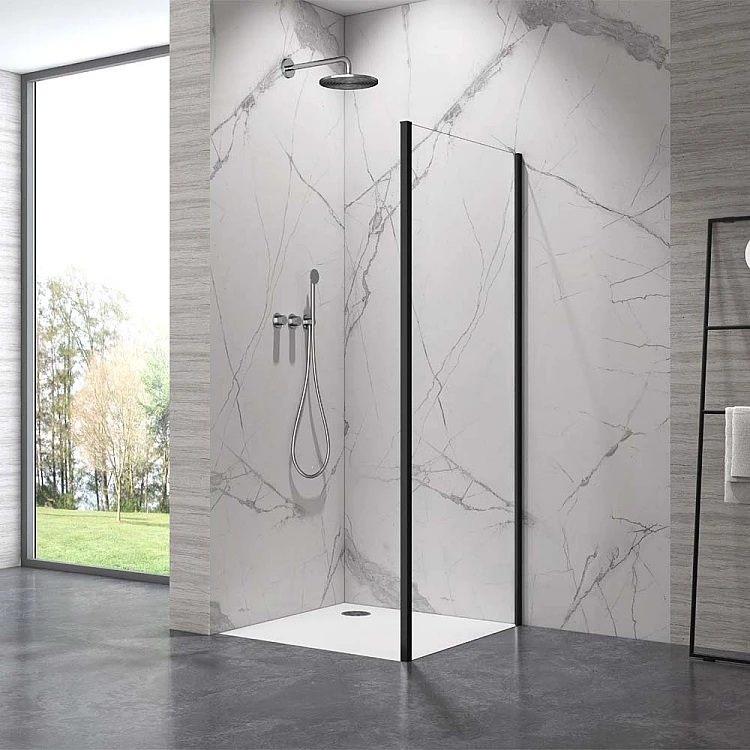 Душевая стенка Armaform Elbe Black 100x190 (113-09324B) цена 9250 грн - фотография 2