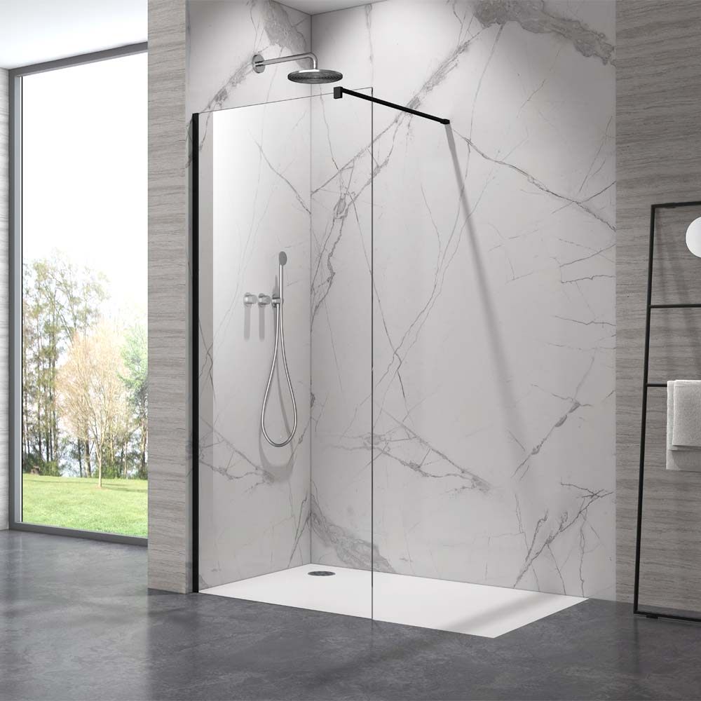 Душевая перегородка Armaform Rio Grande Black Walk-in 80x200 (113-40432) цена 11000 грн - фотография 2