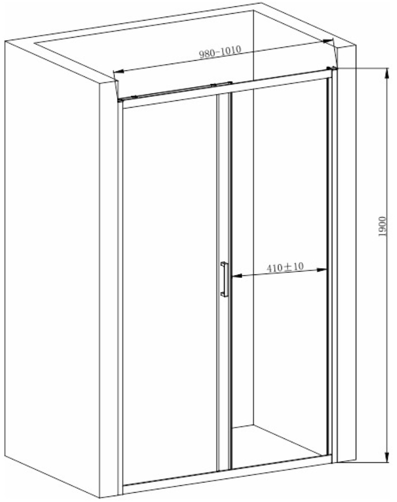 Armaform Elbe 100x190 (113-09327) Габаритные размеры