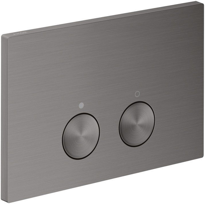 Панель змиву для інсталяції Axor FlushPlate Brushed Black Chrome 42530340