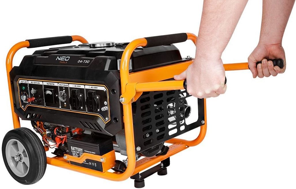Генератор бензиновый Neo Tools 230В, 3кВт + портативна сонячна панель (04-730P) відгуки - зображення 5
