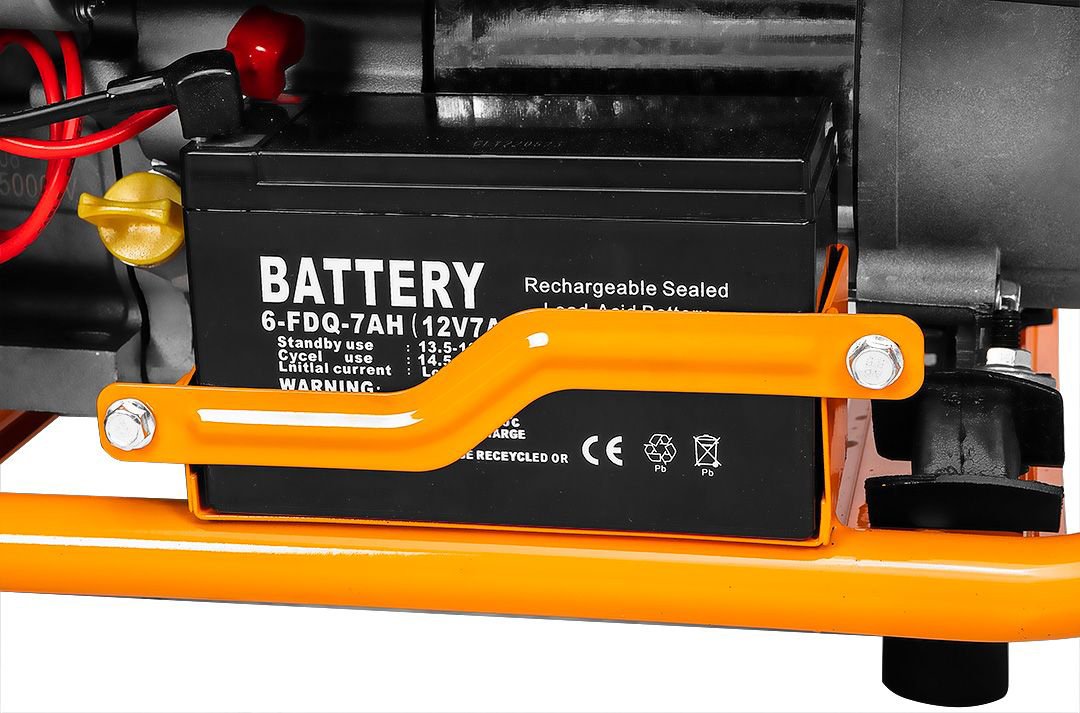 Генератор бензиновый Neo Tools 230В, 3кВт + портативна сонячна панель (04-730P) зовнішній вигляд - фото 9