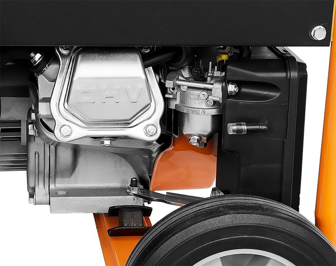 Генератор бензиновый Neo Tools 230В, 3кВт + портативна сонячна панель (04-730P) огляд - фото 8