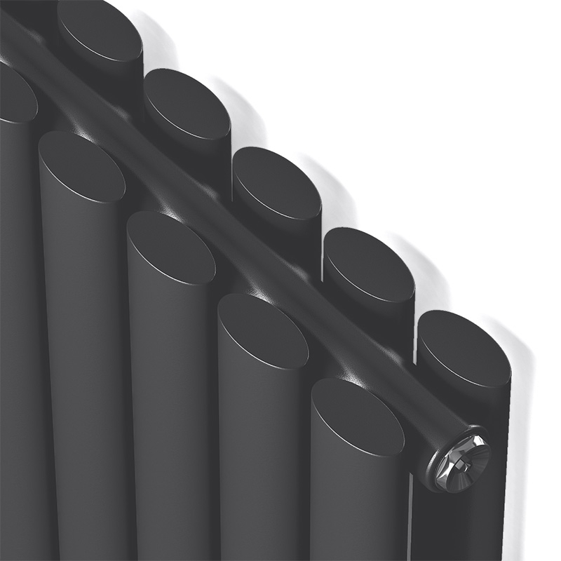 Радіатор для опалення Ideale Adele 12 6/1800/354 чорний ціна 17078 грн - фотографія 2