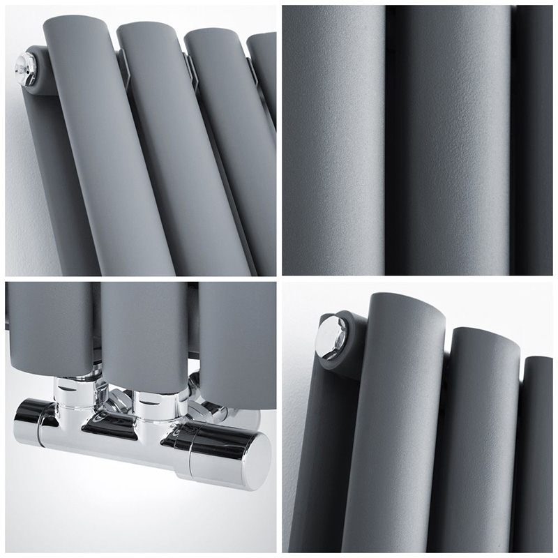 Радиатор для отопления Ideale Adele 12 6/1800/354 антрацит цена 17078 грн - фотография 2