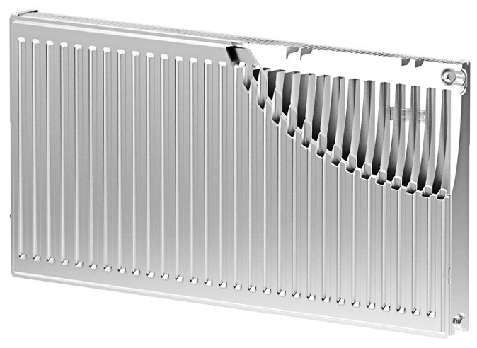 Радіатор для опалення Duvera 11 500x1100 бічне підключення (DS11511B) ціна 3122 грн - фотографія 2