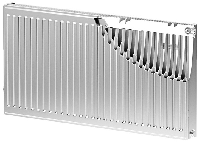 Радіатор для опалення Duvera 22 500x700 бічне підключення (DS22507B) ціна 2688 грн - фотографія 2