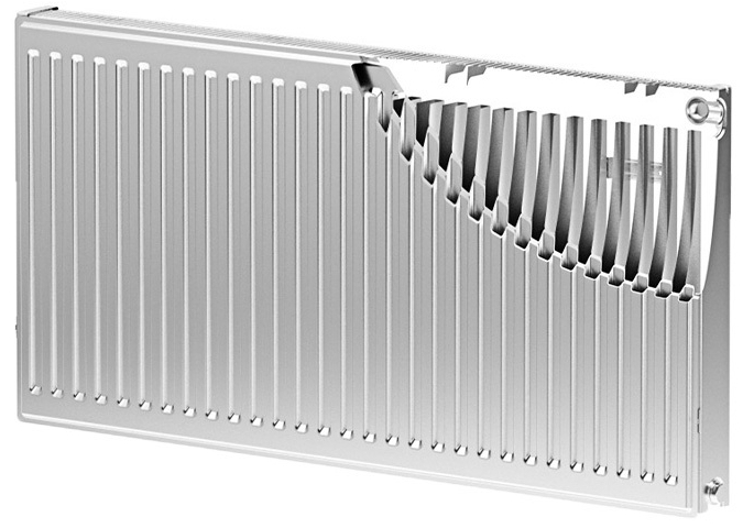 Радіатор для опалення Duvera 22 300x1000 нижнє підключення (DS22310S) ціна 3688 грн - фотографія 2