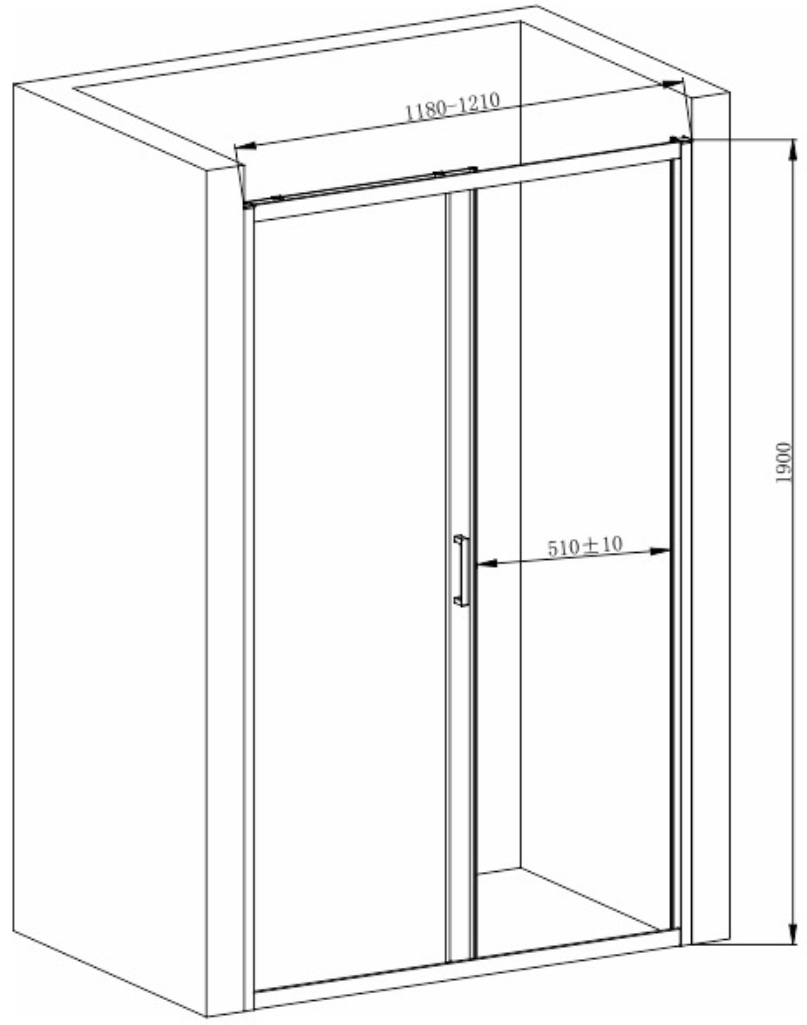 Armaform Elbe Gold 120x190 (113-09328G) Габаритні розміри