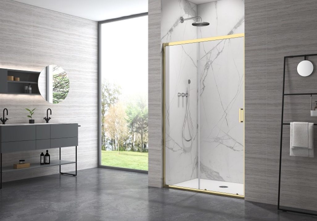 Душові двері Armaform Elbe Gold 100x190 (113-09327G) ціна 14500 грн - фотографія 2