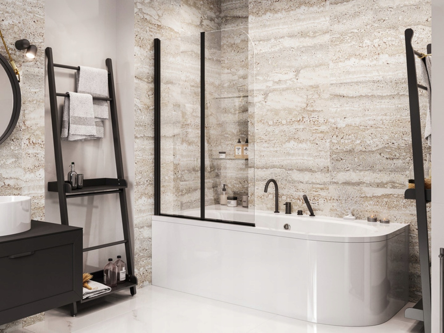 Шторка для ванни Armaform Modern 2 (170-06941P) ціна 12000 грн - фотографія 2