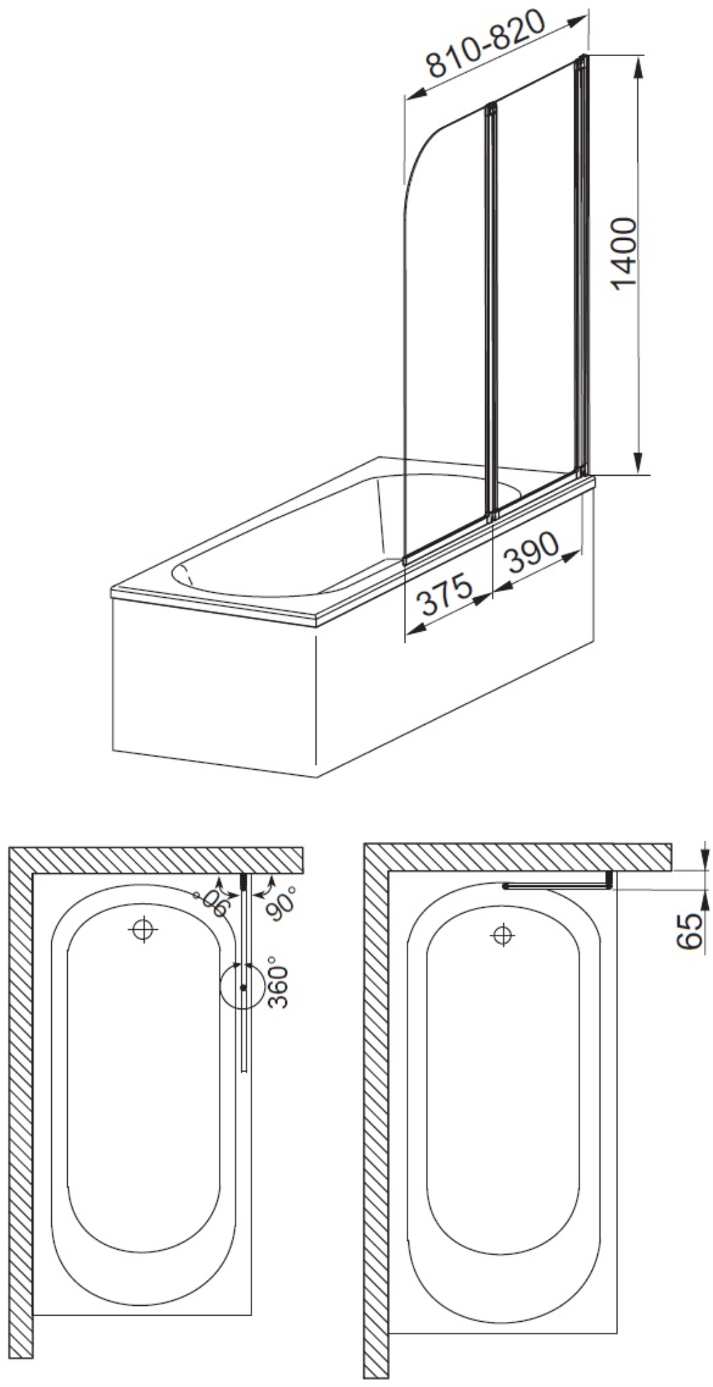 Armaform Modern 2 (170-06965P) Габаритні розміри