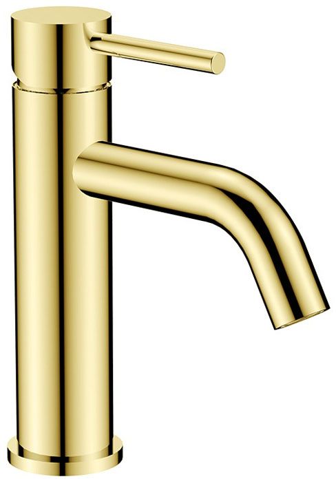 Змішувач для умивальника Besco Veo II Gold (BU-VII-ZL)