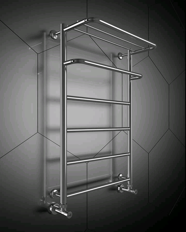 Полотенцесушитель Mario INOX Отель 770x530/500 черный матовый (1.4.048747.BM) цена 7770 грн - фотография 2