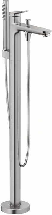 Змішувач для ванної Duravit Wave Stainless steel Brushed (WA5250000070)