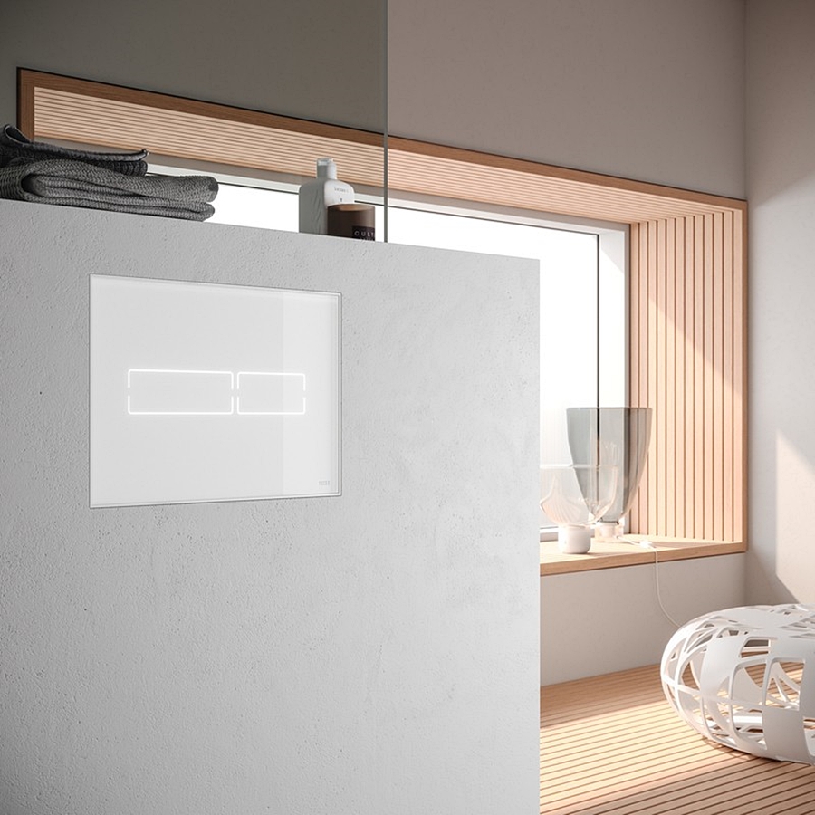 Панель смыва для инсталляции TECE Lux Mini White (9240960) цена 27593 грн - фотография 2