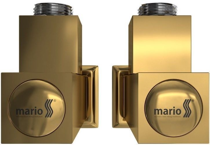 Кран кутовий профільний Mario 1/2" золото сатин (4.0.0201.56.GB) ціна 4500 грн - фотографія 2