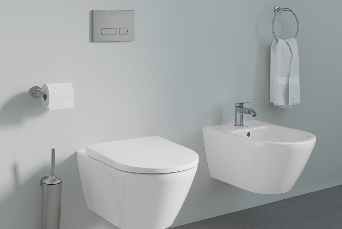 Панель смыва для инсталяции Duravit Durasystem A1 Brushed stainless steel WD5001701000 цена 31125 грн - фотография 2