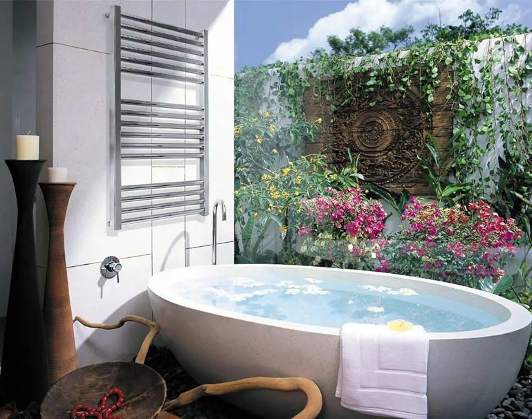 Рушникосушка Mario INOX Гера 770x530/500 чорний матовий (1.4.048755.BM) ціна 15564 грн - фотографія 2